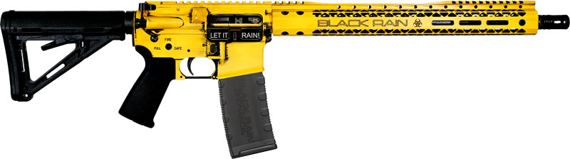 Black RAIN SPEC+ PATRIOT Rifle - 5.56 16" GADSDEN FLAG 30-Round