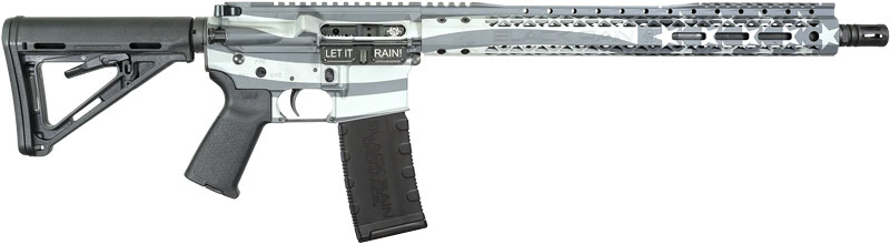 Black RAIN SPEC+ PATRIOT Rifle - 5.56 16" OBSIDIAN FLAG 30-Round