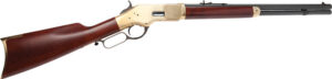 CIMARRON 1866 YELLOWBOY 38-40 - 24" OCTAGON BRASS/BLUED Walnut