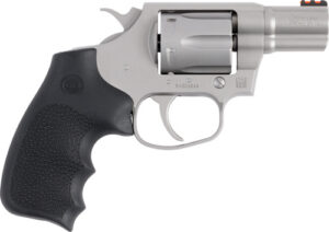 Colt Mfg COBRASM2RFO Cobra 38 Special +P 6-Round Shot 2" Matte Stainless Barrel, Cylinder & Frame, Black Hogue Overmolded Grip, Exposed Hammer