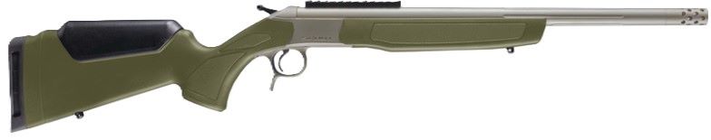 CVA SCOUT TD V3 400 LEGEND 20" - STAINLESS/OD Green Synthetic