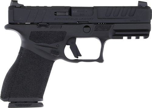 Springfield Armory EC9409BU Echelon Compact 9mm Luger 15+1 18+1 4" Black Melonite Steel Barrel & Optic Ready/Serrated Slide, Black Polymer Frame w/Picatinny Rail, Textured Grip, Ambidextrous