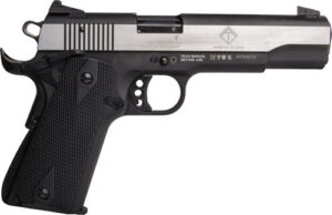 GSG GSG2210M1911S M1911 22 LR 5" 10+1 Black Hardcoat Anodized Stainless Steel Polished Slide Black Polymer Grip