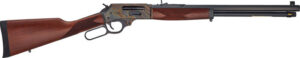 Henry H009GCC Side Gate Full Size 30-30 Win 5+1 20" Blued Octagon Barrel, Color Case Hardened Steel Receiver, American Walnut Stock Right Hand