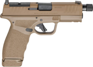 Springfield Armory HCP9449FTOSP Hellcat Pro OSP 9mm Luger 17+1/15+1, 4.40" Black Melonite Hammer Forged Threaded Barrel, Flat Dark Earth Cerakote Optic Ready/Serrated Steel Slide, Flat Dark Earth w/Bl