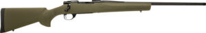 HOWA M1500 243 Winchester BLUED/SYN - 22"BBL YOUTH Green HOGUE STOCK