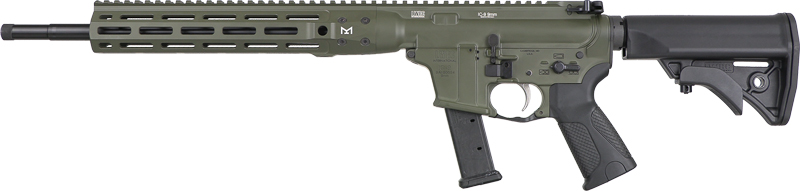 LWRC IC NINE Carbine 9mm 16" - 27-Round MAG OD GREEN/BLACK STOCK - Image 2