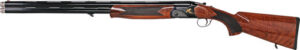Iver Johnson Arms IJ60012 IJ600 12 Gauge Break Open 3" 2rd 28" Over/Under Vent Rib Barrel, Matte Black Chromed w/Engraving Steel Receiver, Fixed Walnut Checkered Wood Stock & Forend