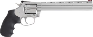 Colt Mfg KCOBRA22SP8RFO King Cobra Target 22 LR 10-Round Shot 8" Stainless Vent Rib Barrel, Stainless Steel Cylinder & Frame, Black Hogue Overmolded Grip, Exposed Hammer