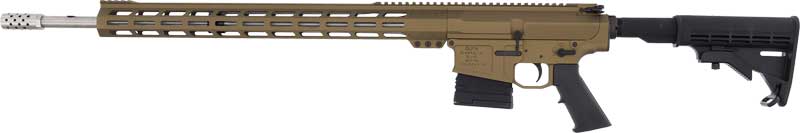 Great Lakes Firearms GL10243SSBRZ GLFA 243 Win 5+1 24" Stainless Threaded Barrel, Picatinny Rail Aluminum Receiver, Adjustable Black Synthetic Stock, Mil-spec Polymer Grip - Image 2