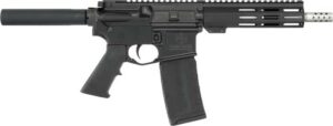 Great Lakes Firearms GL15223SSPBLK AR-15 Pistol 223 Wylde 30+1 7.50" Stainless Barrel, Black, 7" M-LOK Handguard, Buffer Tube (No Brace), A2 Grip
