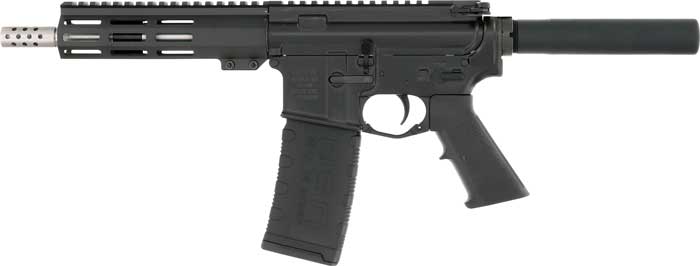 Great Lakes Firearms GL15223SSPBLK AR-15 Pistol 223 Wylde 30+1 7.50" Stainless Barrel, Black, 7" M-LOK Handguard, Buffer Tube (No Brace), A2 Grip - Image 2