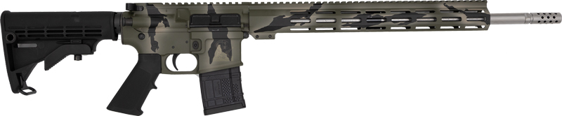 GLFA AR15 450 BUSHMASTER - 18" S/S BBL PURSUIT Green Camo