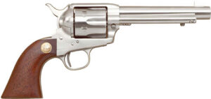 CIMARRON P-MODEL 38SPL/357MAG - PW 5.5" FS Stainless Walnut