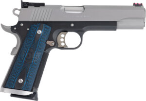 Colt Mfg O5970XETT Gold Cup Trophy 45 ACP 8+1 5" Stainless National Match Barrel, Stainless Steel Serrated Slide & Frame w/Beavertail, Ambidextrous