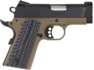 Colt Mfg O7800XEFDE Defender 45 ACP 7+1 3" Black Carbon Steel Serrated Slide, Flat Dark Earth Aluminum Frame w/Beavertail, G10 Grip