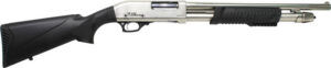 IVER JOHNSON PUMP 12 Gauge 3" 18" - CYLINDER NICKEL Synthetic