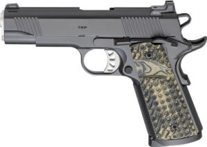 Springfield Armory PC9124 1911 TRP 45 ACP 8+1 4.25" Stainless Match Grade Barrel, Black Cerakote Serrated Carbon Steel Slide & Frame w/Beavertail, VZ Hydra G10 Grip