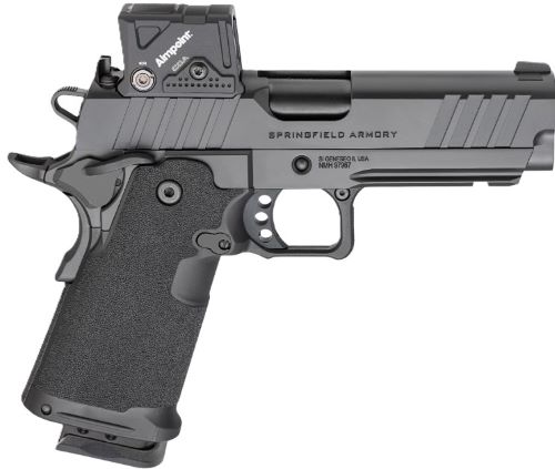 Springfield 1911 DS Prodigy AOS Handgun 9mm Luger 15-Round Magazines(2) 4.25" Barrel Optic Ready