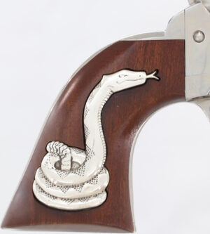 CIMARRON MAN W/NO NAME 45LC - FRONTIER 4.75" SILVER SNAKE