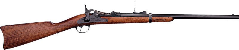 CIMARRON TRAPDOOR Carbine - 45-70 22" CAVALRY Model BLUED