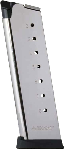 IVER JOHNSON Magazine 1911 - .45 ACP 8-Round NICKEL FITS GOVT