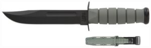 KA-BAR FIGHTING/UTILITY KNIFE - 7" W/PLASTIC SHEATH F-GREEN