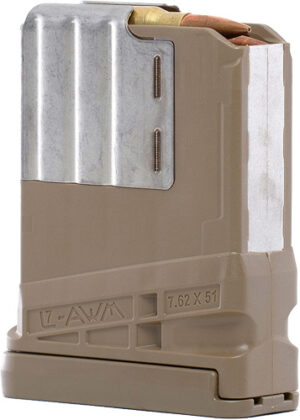 LANCER Magazine L7AWM SR-25 G2 - 7.62X51 10-Round TRANSLUCENT FDE