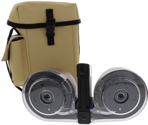 IVER JOHNSON Magazine AR15 - 223 100-Round DRUM BLK/TAN POLY
