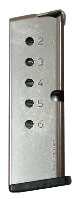 NAA GUARDIAN Magazine 380ACP - 6-Round Stainless Steel