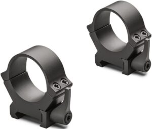 Leupold 174074 QRW2 Cross-Slot Scope Ring Set Matte Black Steel 30mm Tube Low Quick Release Picatinny/Weaver