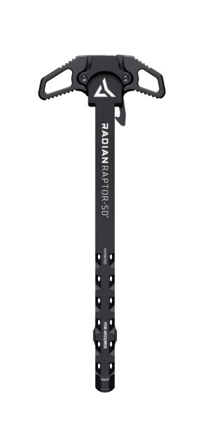 Radian Weapons R0012 Raptor SD Ambi Charging Handle, Black, Gas Ported Shaft, Fits Mil-Spec AR-10/SR-25 Platform