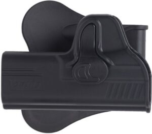 Bulldog RRSWMP Rapid Release Holster w/Paddle OWB Black Polymer Fits S&W M&P Right Hand