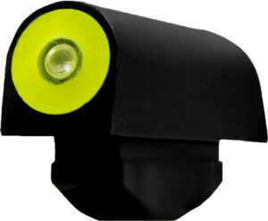 XS Sights RV0003N3Y Big Dot Revolver Front Sight- Smith & Wesson Black | Green Tritium Yellow Outline Front Sight