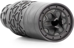 Rugged Suppressors AXL762 Axial Suppressor 7.62mm 1.98" Black Stainless Steel 5/8"x24