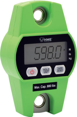 HME SCALE Digital Game Scale Green 880 lbs Weight Capacity