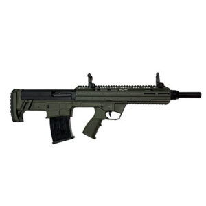 Tokarev USA 21000129 TBP 12 Gauge 3" 5+1 18.50", OD Green, Cheek Riser Compatible Bull-Pup Stock, Flip-Up Sights, 3 Chokes