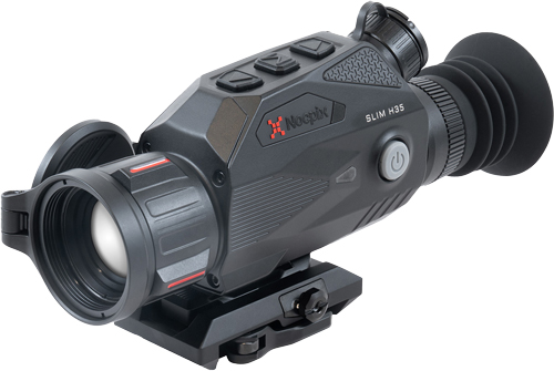Nocpix SLIMH35 Slim H35 Thermal Mountable Weapon Sight Black 2x35mm, 640x512 12 Microns 60 Hz Resolution, Zoom Digital 4x