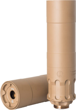 Rugged Suppressor OBSFDE9 Obsidian9 9mm Luger 1.37" Flat Dark Earth Cerakote 17-4 Stainless Steel 1/2"-28 tpi