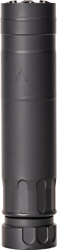 Rugged Suppressors RZR01762 Razor762 7.62mm 1.50" Diameter, Stainless Steel, Black Cerakote Finish, 5/8"-24 tpi