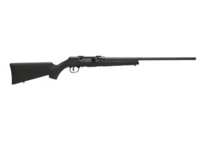 Savage Arms 47001 A Series Magnum Full Size 17 HMR 10+1 22" High Luster Button Rifled Barrel, High Luster Drilled & Tapped Carbon Steel Receiver, Matte Black Fixed Synthetic Stock, Right Hand