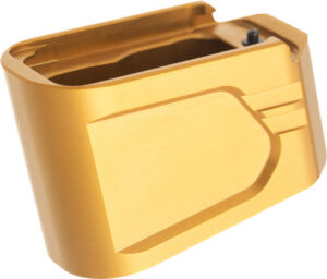 Tyrant CNC TDG48MAGEXGOLD Magazine Extension Fits Glock 43x/48 Gold Aerospace Grade Aluminum