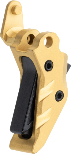 Tyrant CNC TDP365TRIGGOLDBLACK Intellifire Gold/Black Fits Sig P365