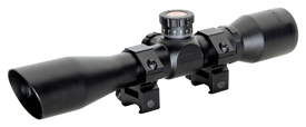 Truglo TG8504BT Tru-Brite Xtreme Compact Tactical 4x 32mm Obj 20.79 ft @ 100yds FOV 1" Tube Black Finish Mil-Dot