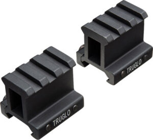 TruGlo TG8992B Picatinny Riser Mount Matte Black Anodized