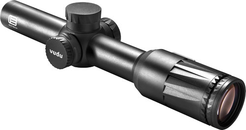 Eotech VDU16FFSR2G Vudu FFP Black Hardcoat Anodized 1-6x 24mm 30mm Tube Illuminated Green SR2-MOA Reticle Features Throw Lever