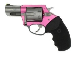 Charter Arms 53630 II Pink Lady II 38 Special 6-Round 2.20" Matte Stainless Steel Barrel & Cylinder, Pink Aluminum Frame, Black Finger Grooved Rubber Grip, Exposed Hammer