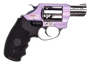 Charter Arms 53842 Undercover Lite Chic Lady Small 38 Special 5 Shot 2" High Polished Stainless Steel Barrel & Cylinder, Lavender Aluminum Frame w/Black Crimson Trace Laser Grip, Exposed Hammer