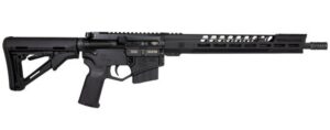 Diamondback DB1731T001 DB15 350 Legend 5+1/10+1 16" Nitride Treated Threaded Barrel w/Compensator, A3 Flattop Upper/DB-15 Black Gold Lower, 15" M-LOK Handguard, Magpul CTR Stock, MOE K2 Grip