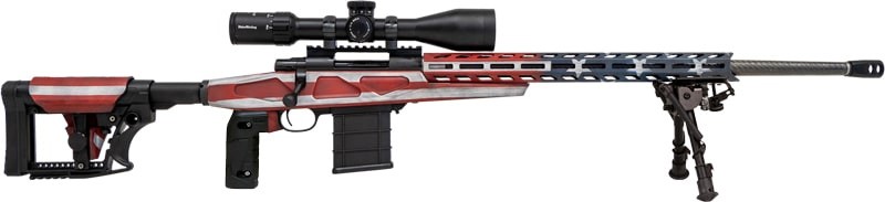 HOWA FLAG CHASSIS 308 USA FLG - Winchester 24" Threaded W/SCOPE